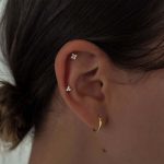 Crystal Triangle Earrings