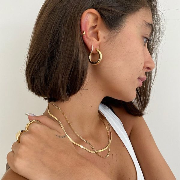 Boomerang Hoop Earrings