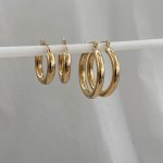 Boomerang Hoop Earrings