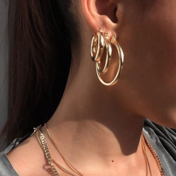 Boomerang Hoop Earrings