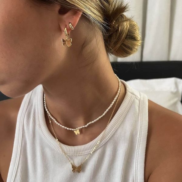 Butterfly Earring Set