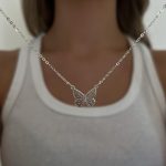 Butterfly Necklace - 925 Sterling Silver