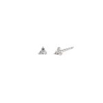 Crystal Triangle Earrings