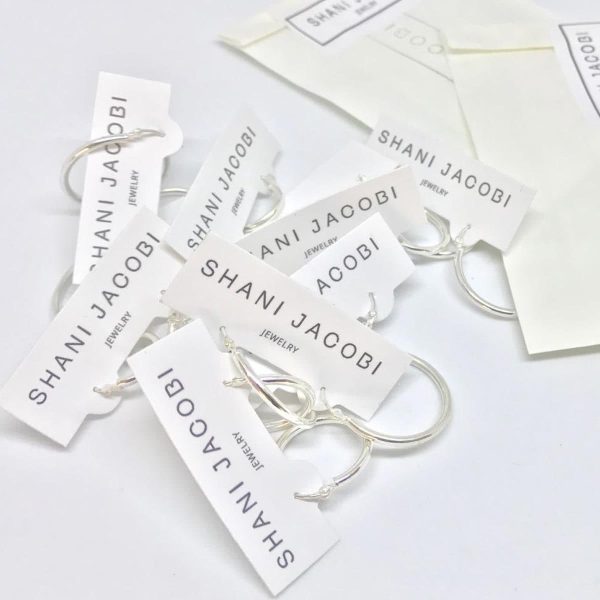 Gipsy Silver Hoop Earrings