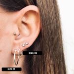 Gipsy Silver Hoop Earrings