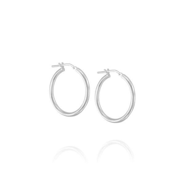 Gipsy Silver Hoop Earrings