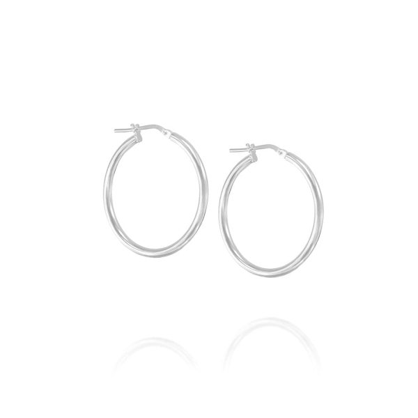 Gipsy Silver Hoop Earrings