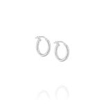 Gipsy Silver Hoop Earrings