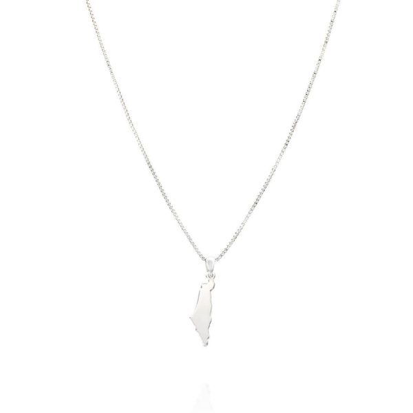 Map of Israel Necklace