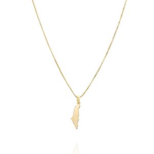 Map of Israel Necklace