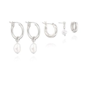Juliet Earrings Set - 925 Sterling Silver