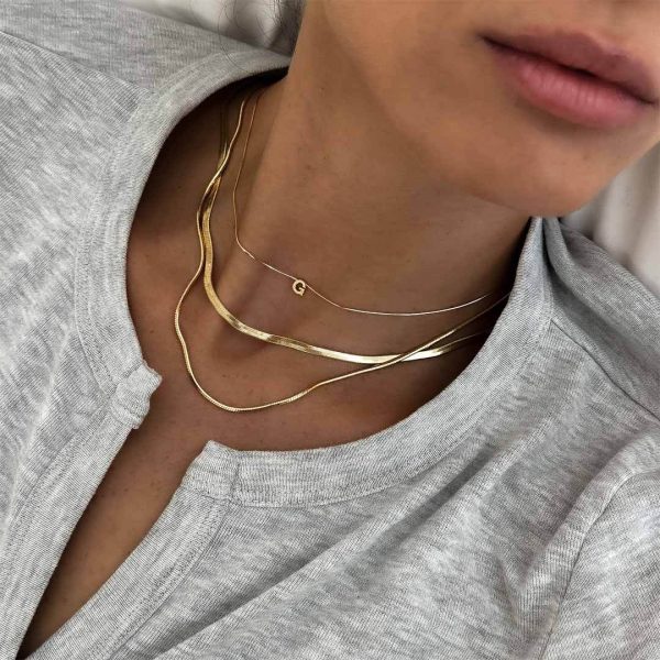 Initial Necklaces Set