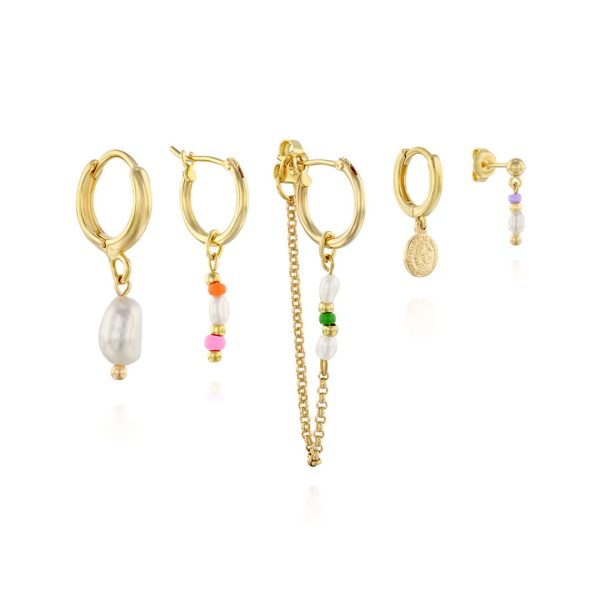 Peacock Earrings Set