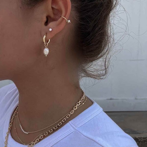 Rachel Pearl Ear Cuff