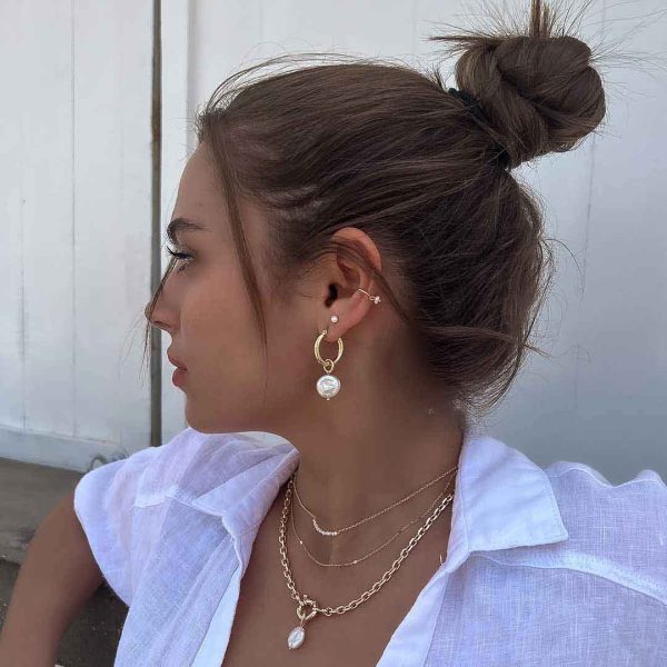 Rachel Pearl Ear Cuff