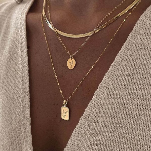 Round Wheat Necklace