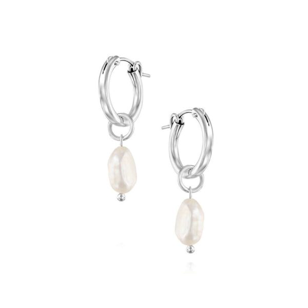 Small Pearl Earrings - 925 Sterling Silver