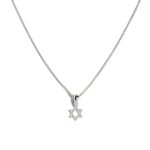 Star Of David Necklace - 925 Sterling Silver