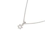 Star Of David Necklace - 925 Sterling Silver