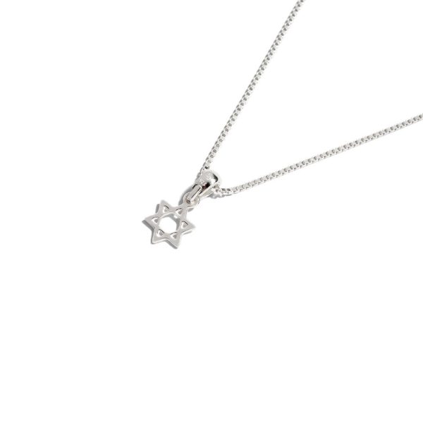 Star Of David Necklace - 925 Sterling Silver