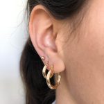 Tiny ball stud earrings