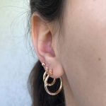 Tiny ball stud earrings