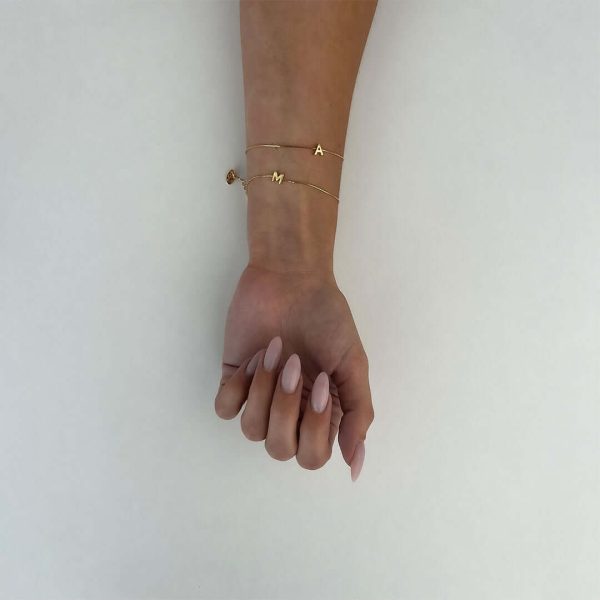 Tiny Initial Bracelet