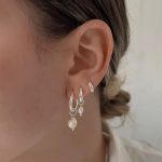 Tiny Pearl Earrings - 925 Sterling Silver