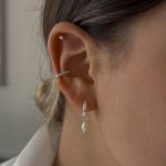 Tiny Pearl Earrings - 925 Sterling Silver