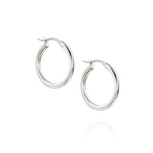 Venus Hoop Earrings - 925 Sterling Silver