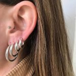 Venus Hoop Earrings - 925 Sterling Silver