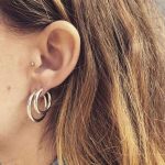 Venus Hoop Earrings - 925 Sterling Silver