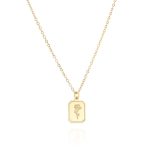 Vintage Rose Necklace