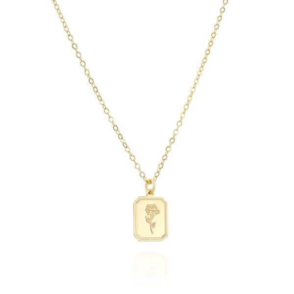 Vintage Rose Necklace