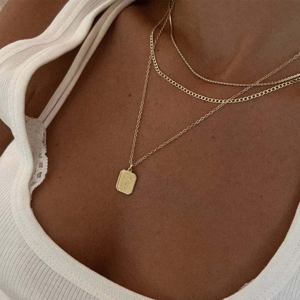 Vintage Rose Necklace