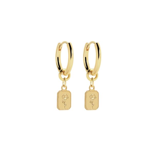 Vintage Rose Earrings