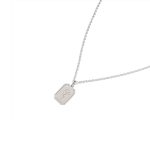 Vintage Rose Necklace - 925 Sterling Silver